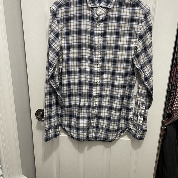 Banana republic button-down men’s shirt plaid - Picture 3 of 10